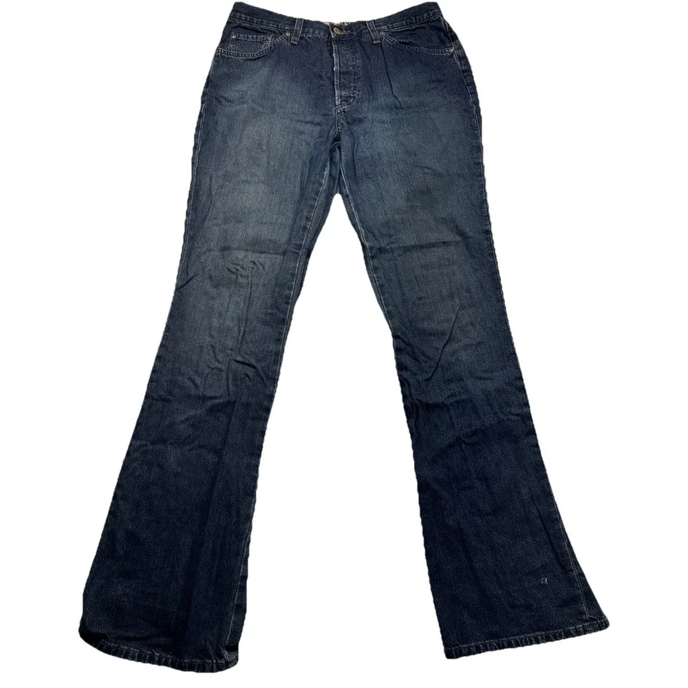 Mavi Womens Molly Low Rise Flare Jeans , Button Fly 31*34